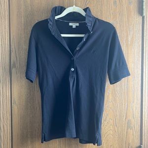 Black designer polo